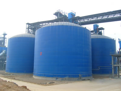 响水水泥钢板库改造